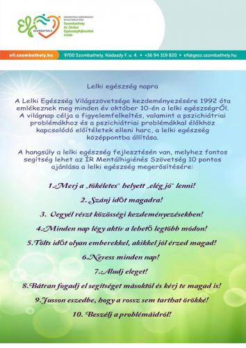 lelkiegészség-napra